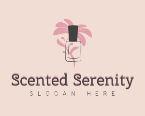 Incense - Floral Essential Oil logo design