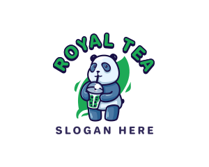 Panda Milk Tea logo design