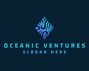 Water Wave Technology  logo design