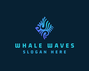 Water Wave Technology  logo design