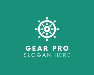 Gear - Boat Gear Helm logo design