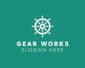 Boat Gear Helm logo design