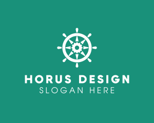 Boat Gear Helm logo design