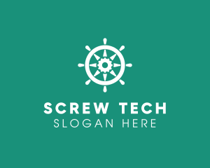 Boat Gear Helm logo design