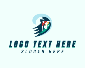 Tide - Ocean Wave Surfer logo design