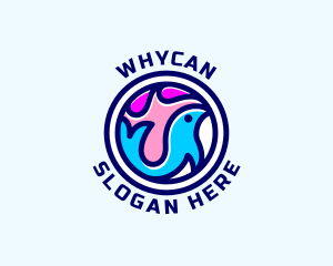 Predator - Whale Aquarium Wildlife logo design