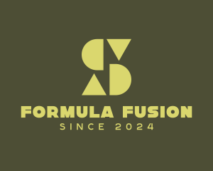 Formula - Geometric Shape Letter S logo design