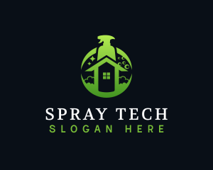 Sprayer - Sprayer Housekeeping Cleaner logo design