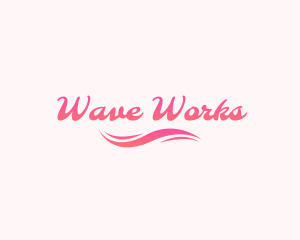 Wavy - Retro Pop Wave logo design