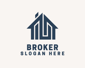 House Realty Broker logo design