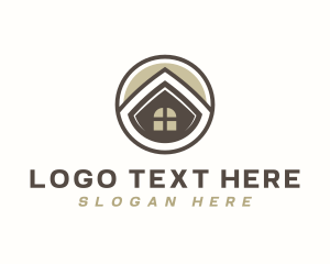 Residential - House Roof Builder logo design