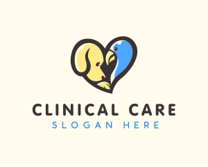 Heart Animal Clinic logo design