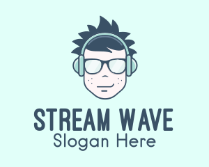 Streaming - Teenage Music Streaming logo design