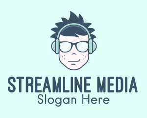 Streaming - Teenage Music Streaming logo design