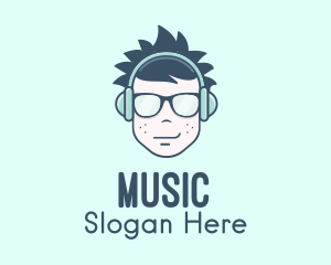 Teenage Music Streaming logo design