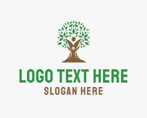Health - Parent Child Tree logo design