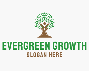 Parent Child Tree logo design