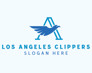 Bird Eagle Wings Letter A Logo