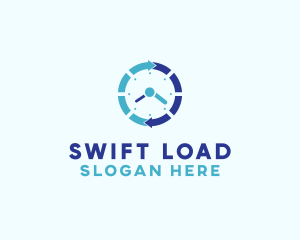 Loading - Blue Cycle Watch logo design