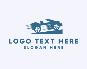 Auto Shop - Car Driving Automobile logo design