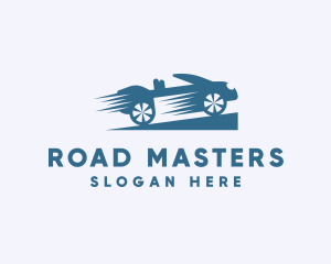 Car Driving Automobile logo design