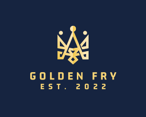 Golden Emperor Crown logo design