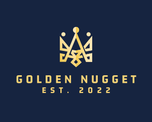 Golden Emperor Crown logo design