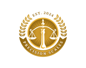 Justice Law Scale logo design