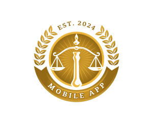 Judge - Justice Law Scale logo design