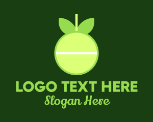 Lime - Vitamin C Pill logo design