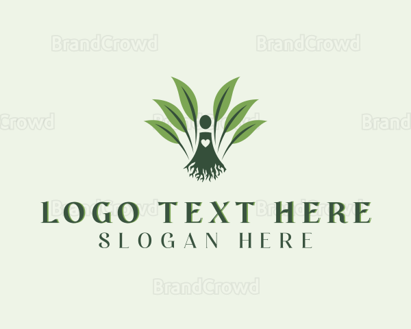 Gardening Tree Planting Logo