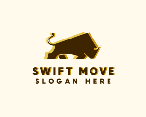 Move - Animal Wild Bull logo design