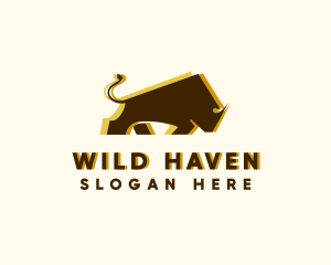 Animal Wild Bull logo design