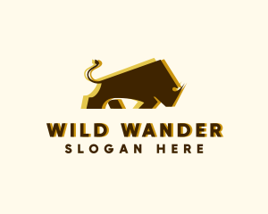 Animal Wild Bull logo design