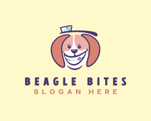 Beagle Dog Dental logo design