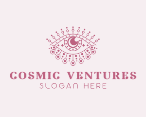 Tarot Cosmic Eye logo design