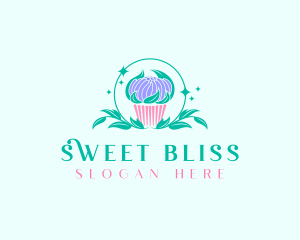 Sweet Cupcake Dessert logo design