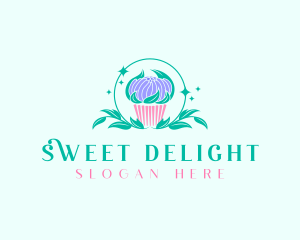 Sweet Cupcake Dessert logo design