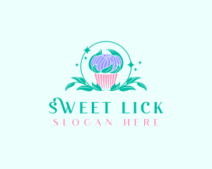 Sweet Cupcake Dessert logo design