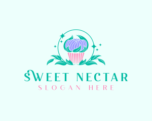 Sweet Cupcake Dessert logo design