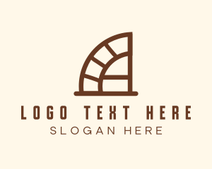 Technology - Arch Ladder Letter A logo design