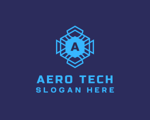 Geometric Tech Software logo design