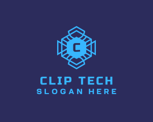 Geometric Tech Software logo design