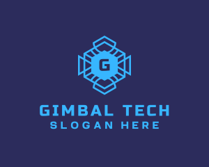 Geometric Tech Software logo design