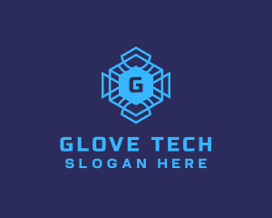 Geometric Tech Software logo design