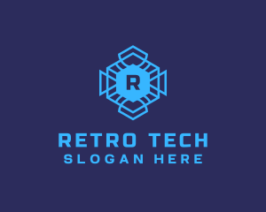 Geometric Tech Software logo design