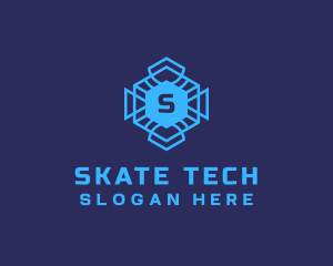 Geometric Tech Software logo design