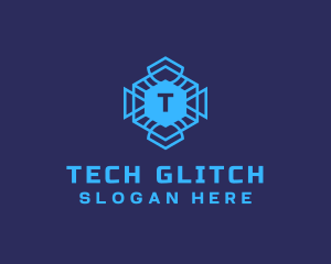 Geometric Tech Software logo design