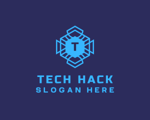 Geometric Tech Software logo design