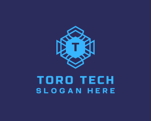 Geometric Tech Software logo design